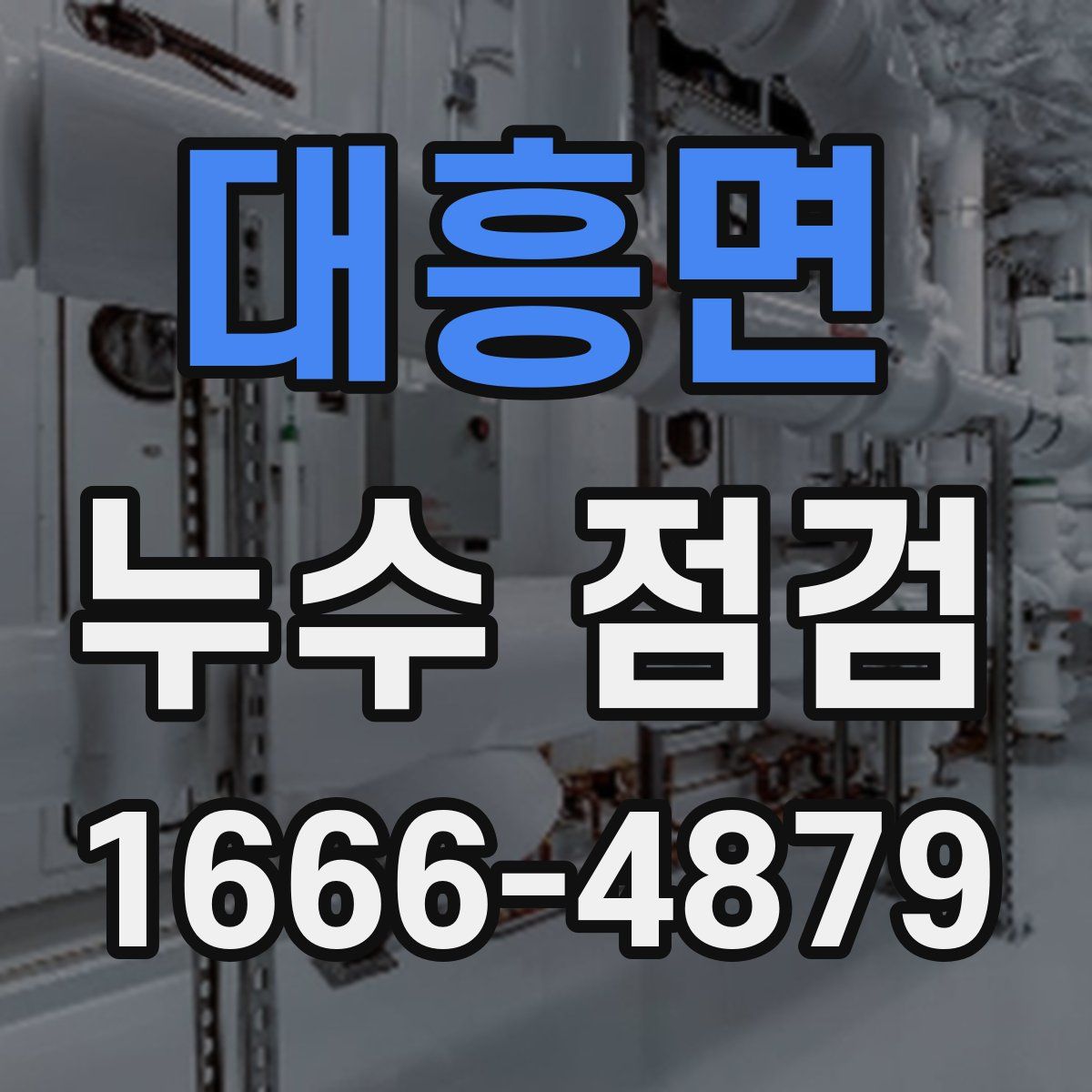 대흥면 누수 점검