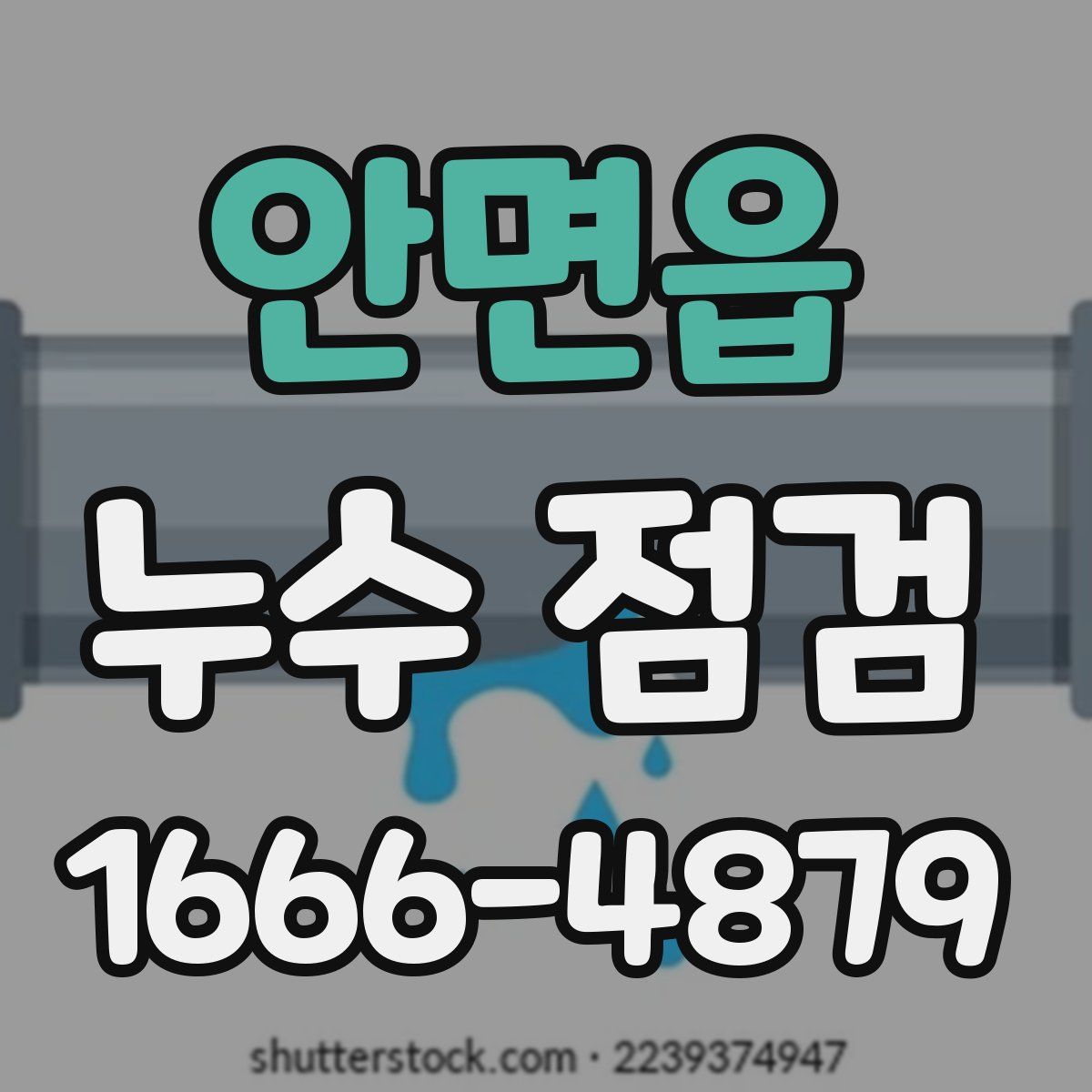 안면읍 누수 점검