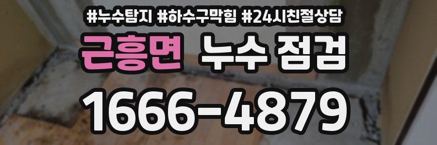 근흥면 누수 점검