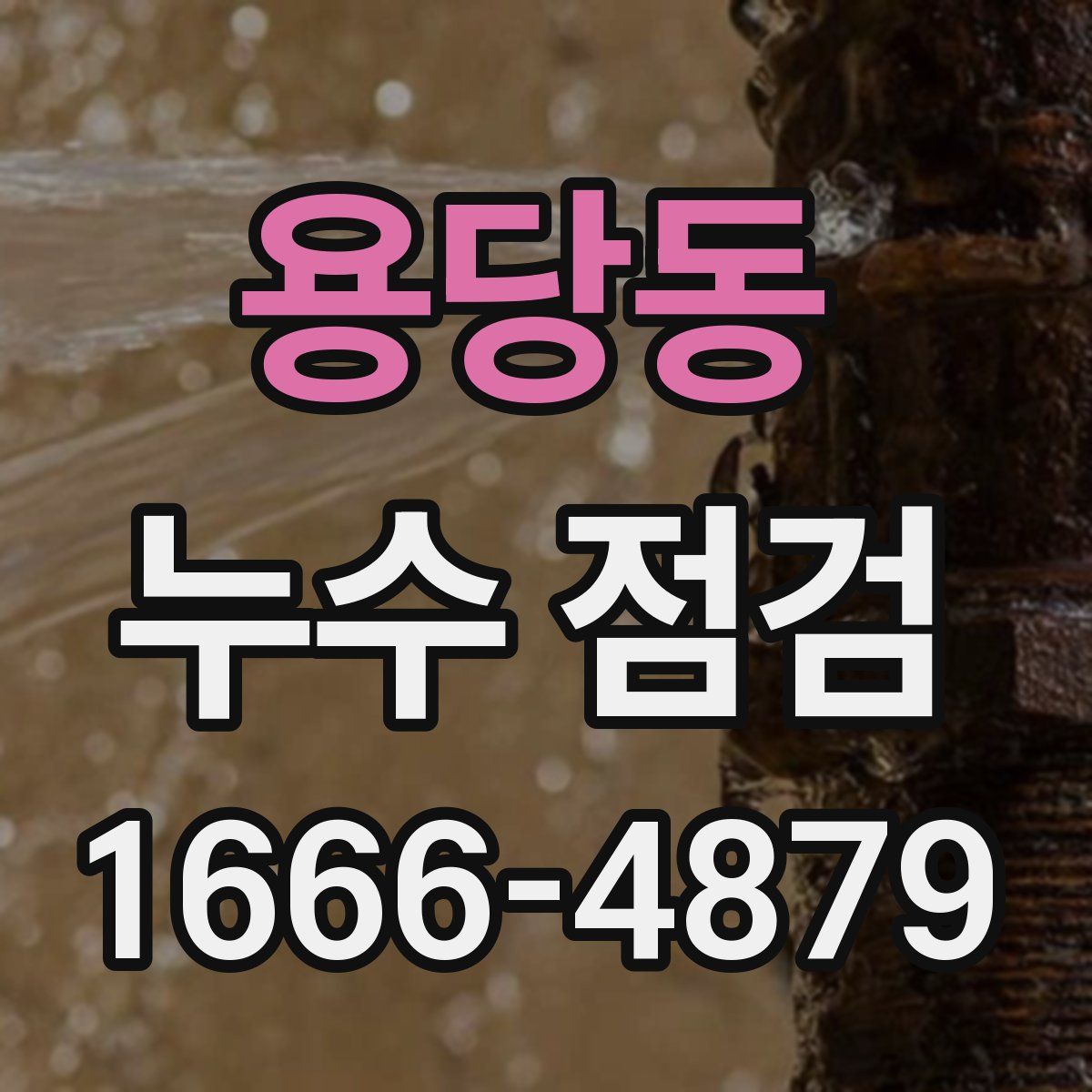 용당동 누수 점검