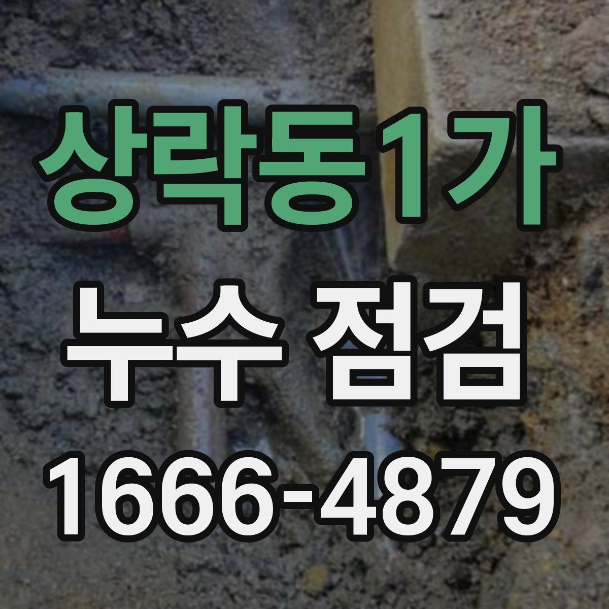 상락동1가 누수 점검