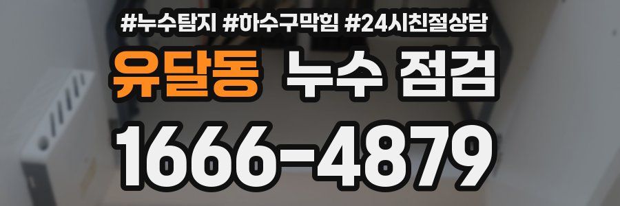 유달동 누수 점검