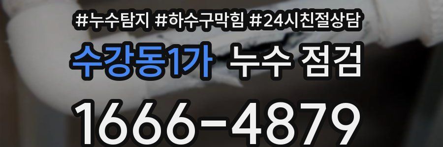 수강동1가 누수 점검