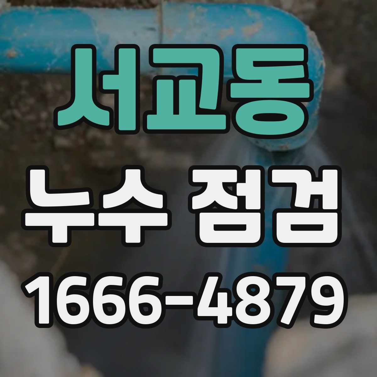 서교동 누수 점검