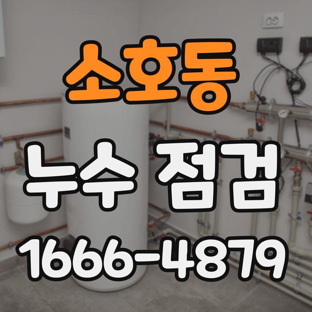 소호동 누수 점검