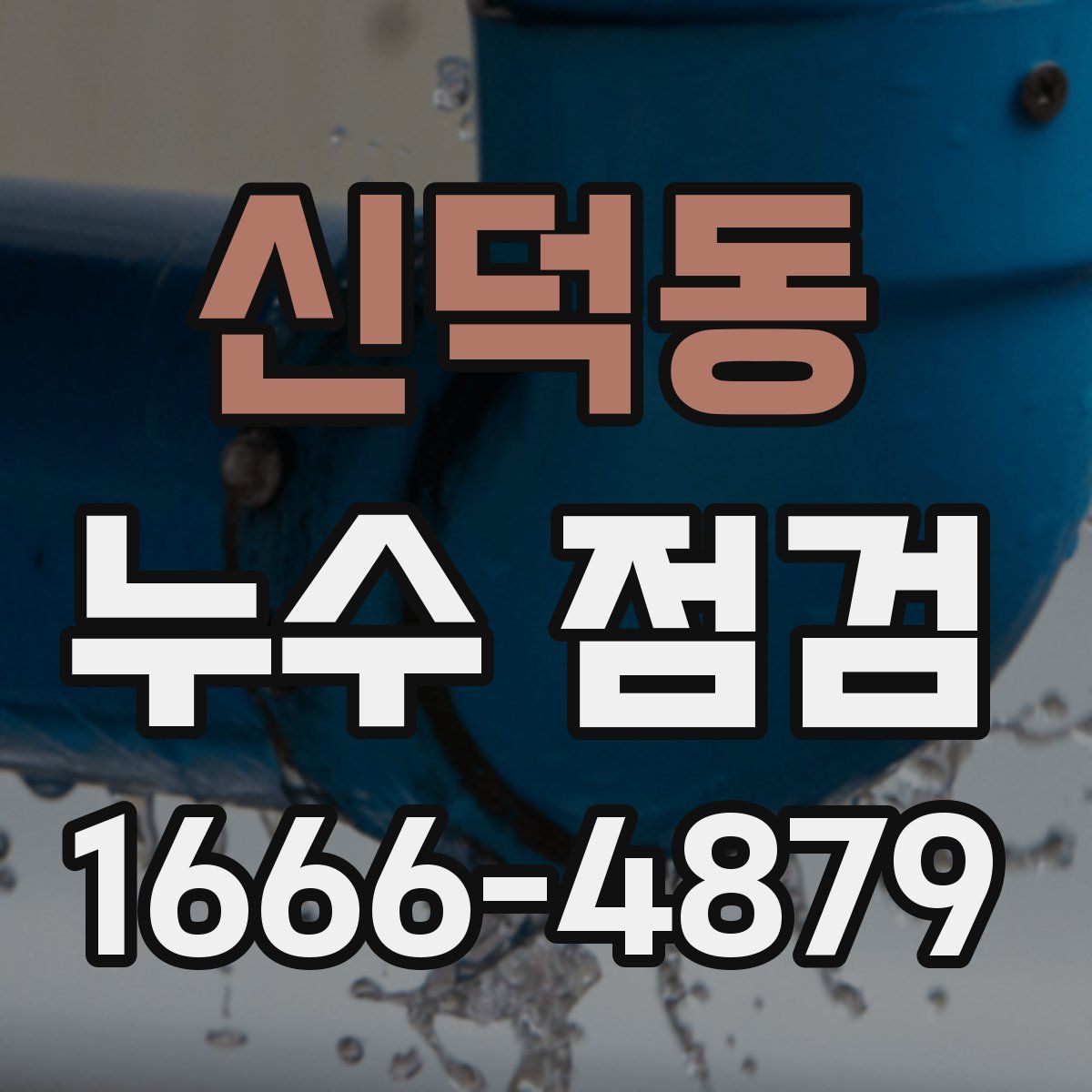 신덕동 누수 점검