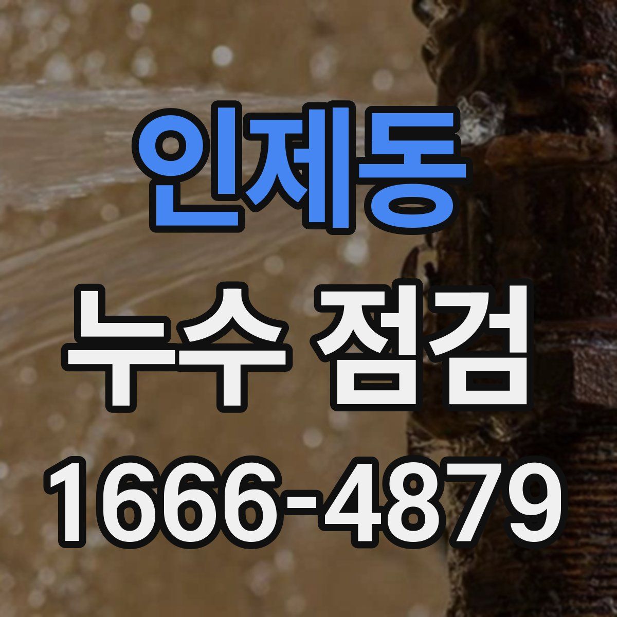 인제동 누수 점검