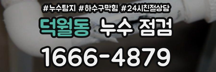 덕월동 누수 점검