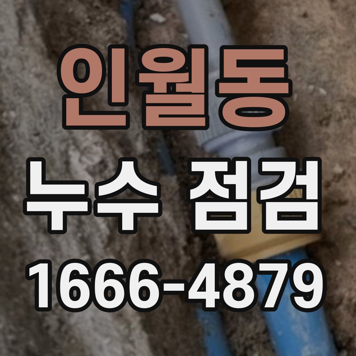 인월동 누수 점검