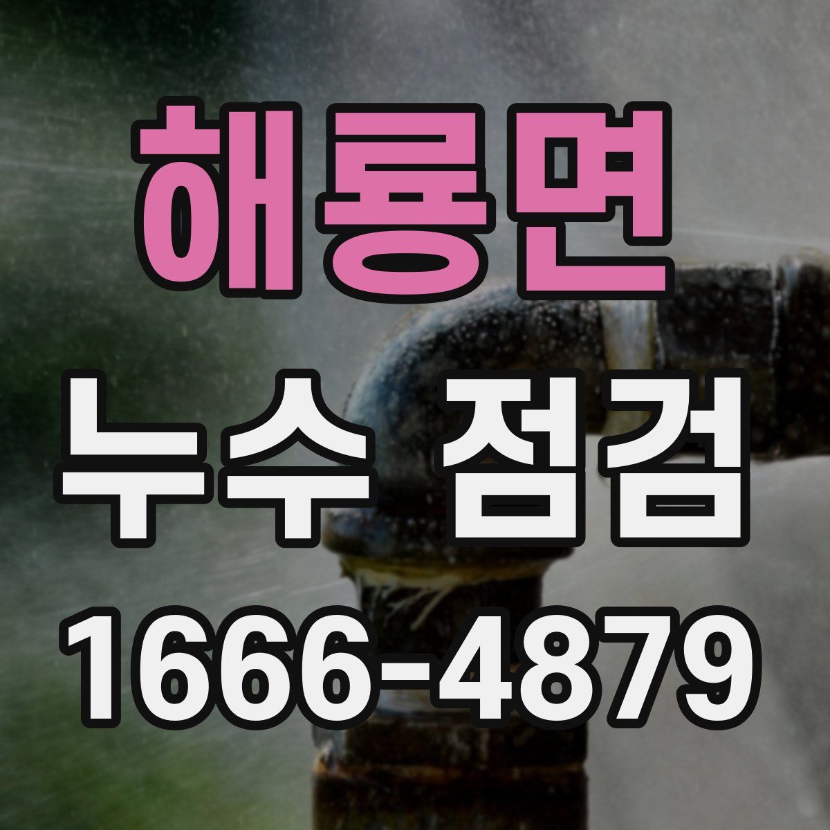해룡면 누수 점검