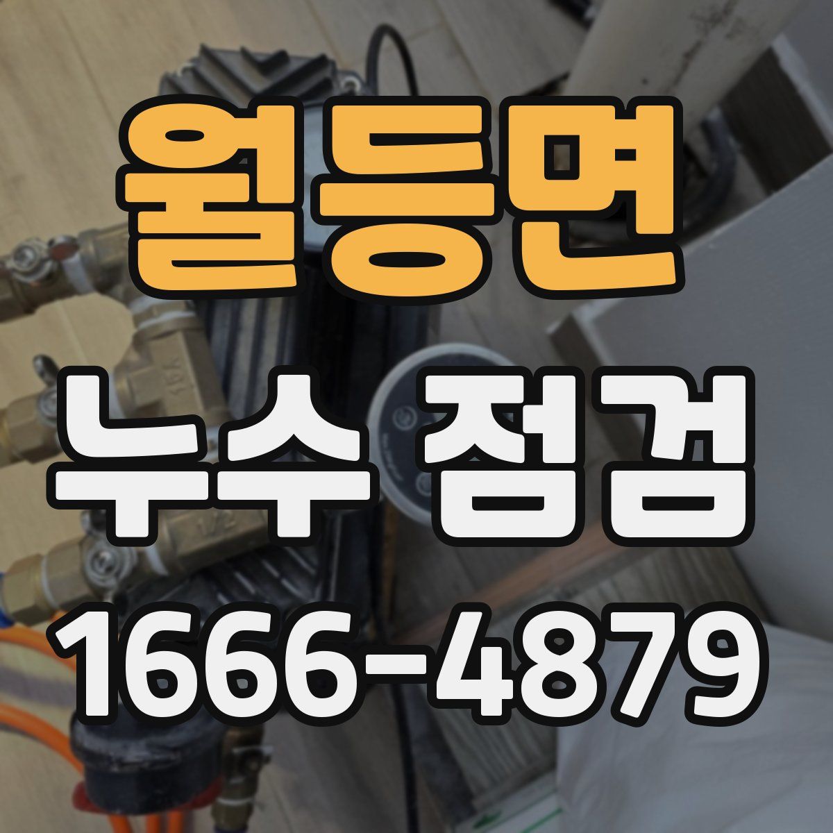 월등면 누수 점검