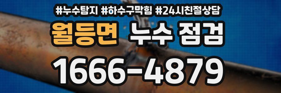 월등면 누수 점검
