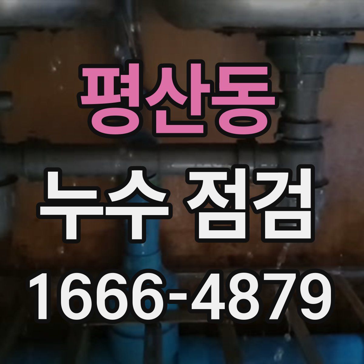 평산동 누수 점검