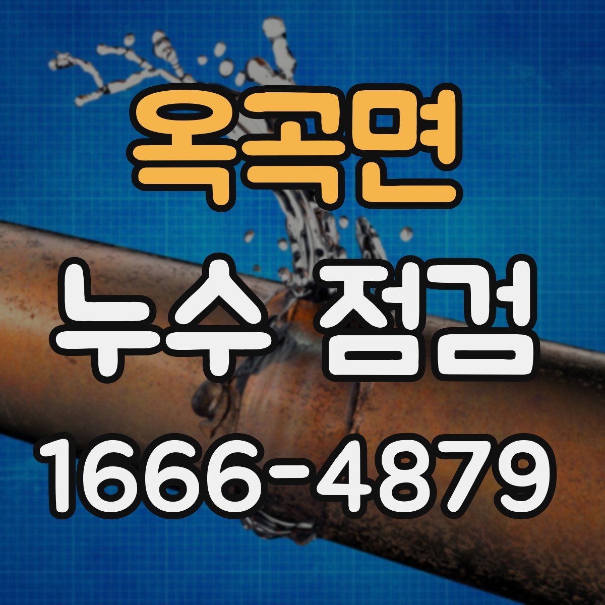 옥곡면 누수 점검