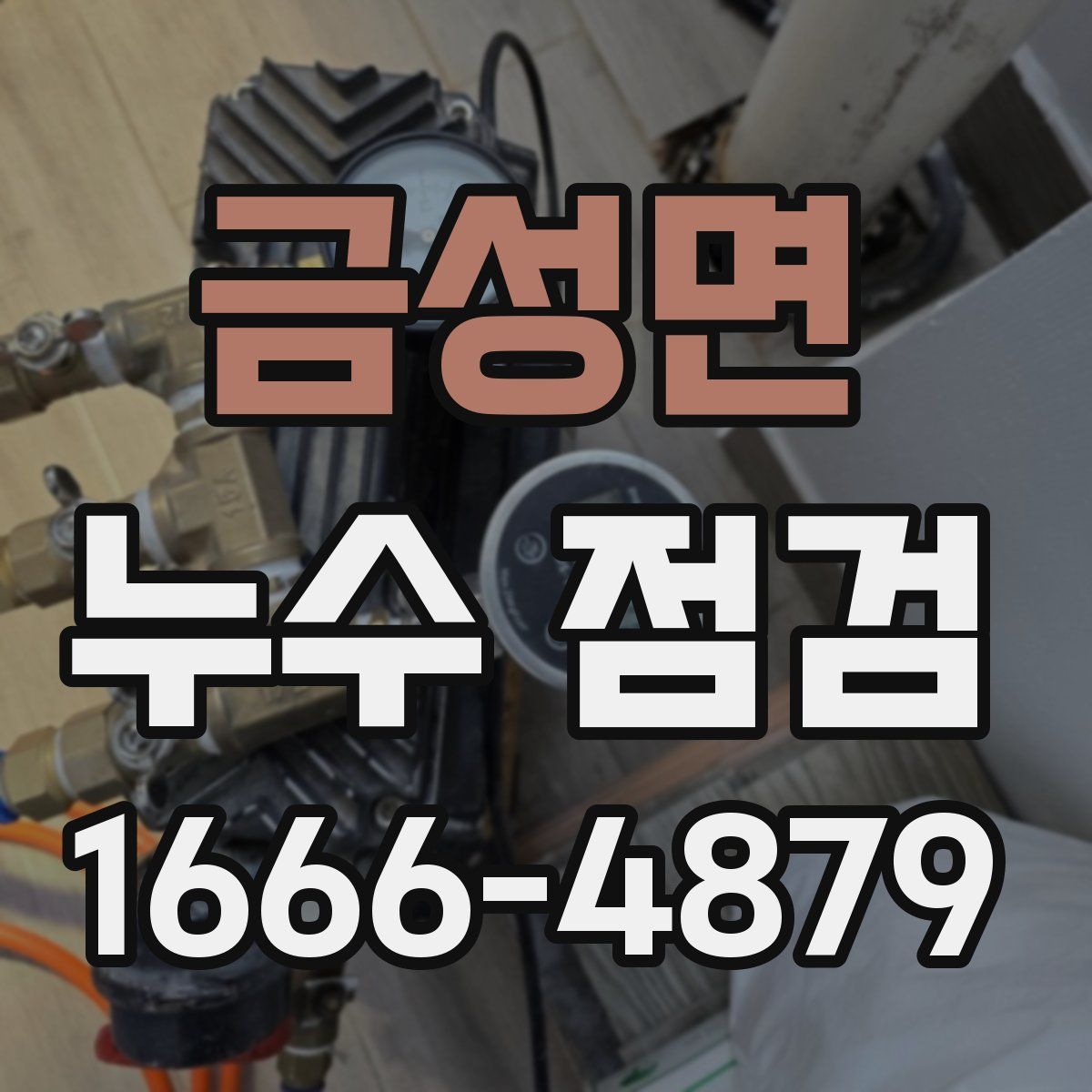 금성면 누수 점검