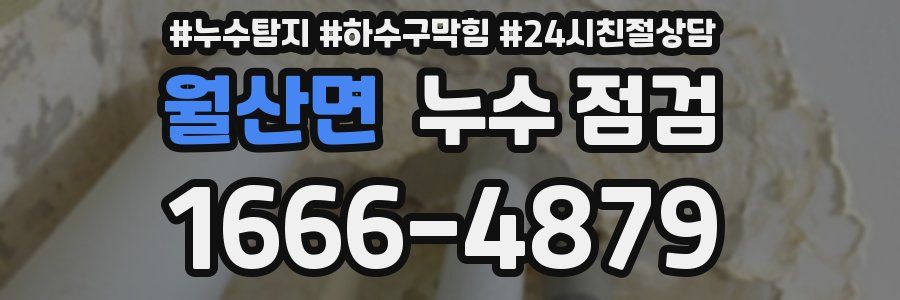 월산면 누수 점검