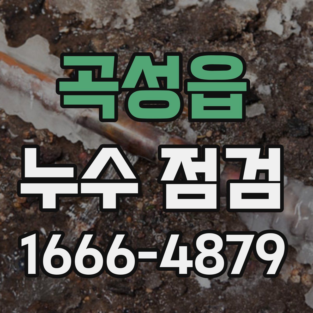 곡성읍 누수 점검