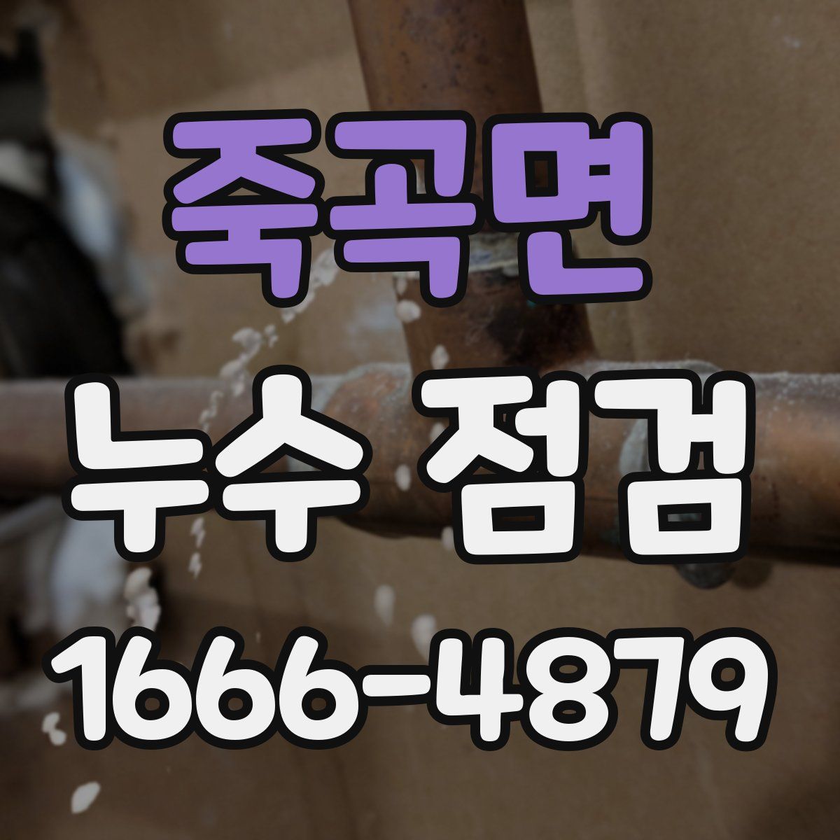 죽곡면 누수 점검