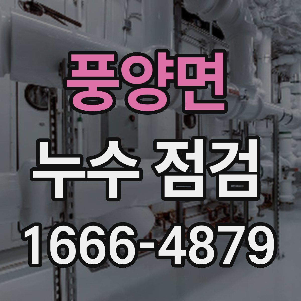 풍양면 누수 점검