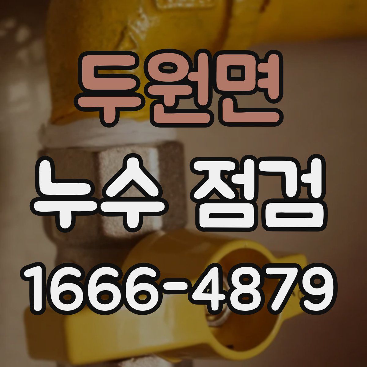 두원면 누수 점검