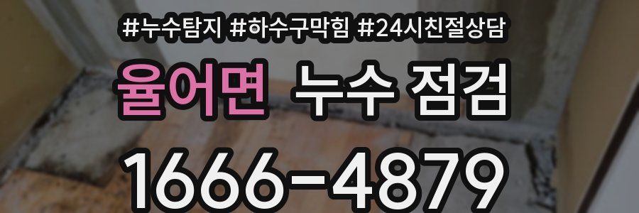 율어면 누수 점검