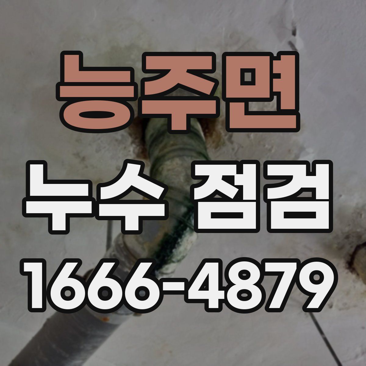 능주면 누수 점검