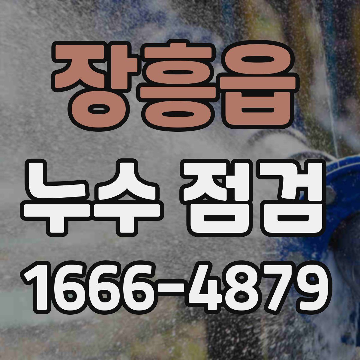 장흥읍 누수 점검