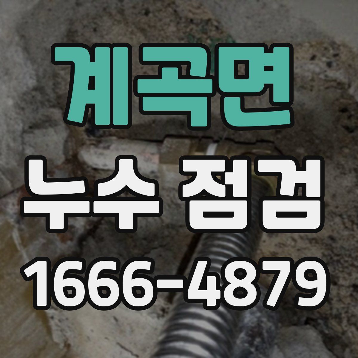 계곡면 누수 점검