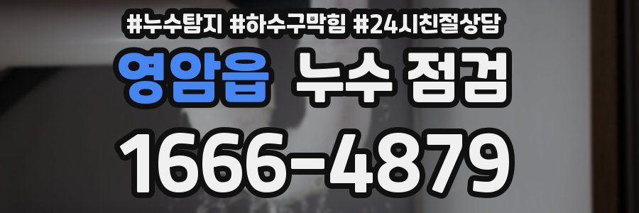 영암읍 누수 점검