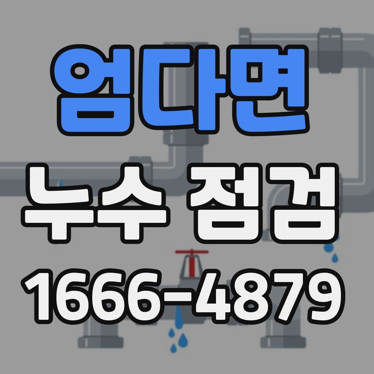 엄다면 누수 점검