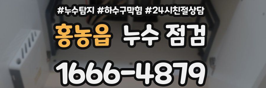 홍농읍 누수 점검