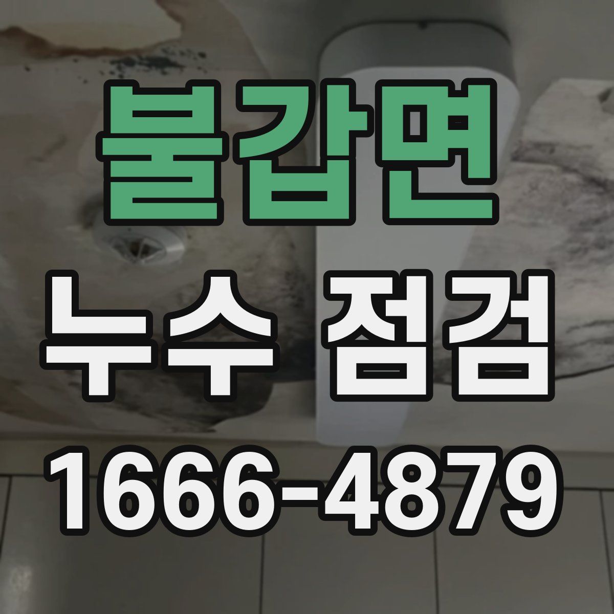 불갑면 누수 점검