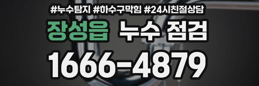 장성읍 누수 점검