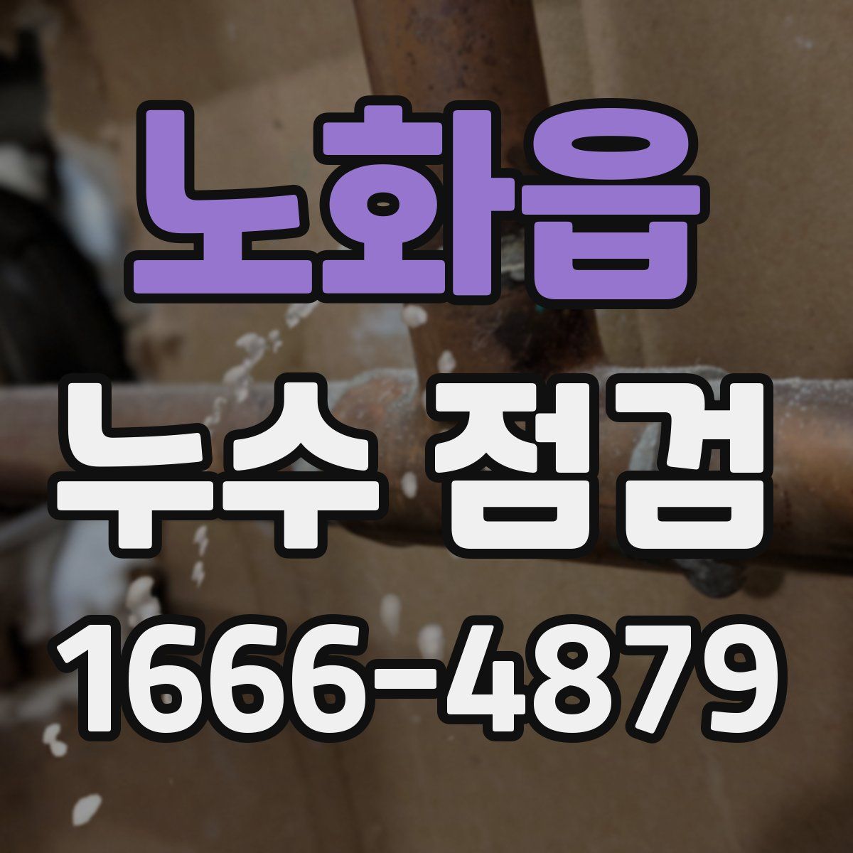 노화읍 누수 점검