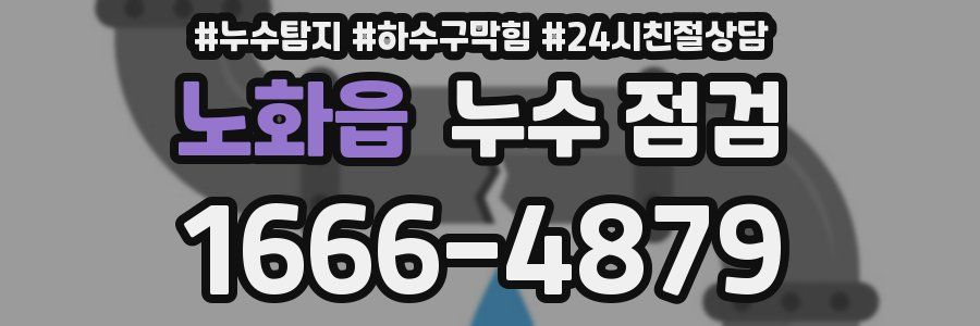 노화읍 누수 점검