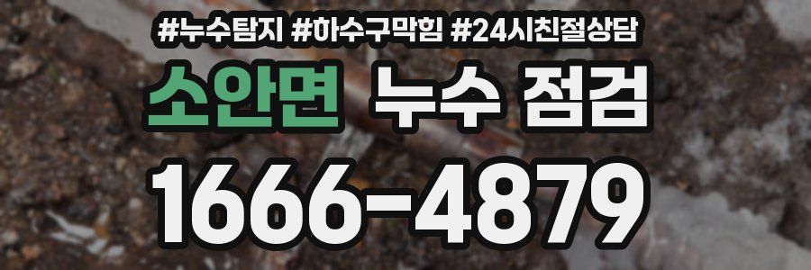 소안면 누수 점검