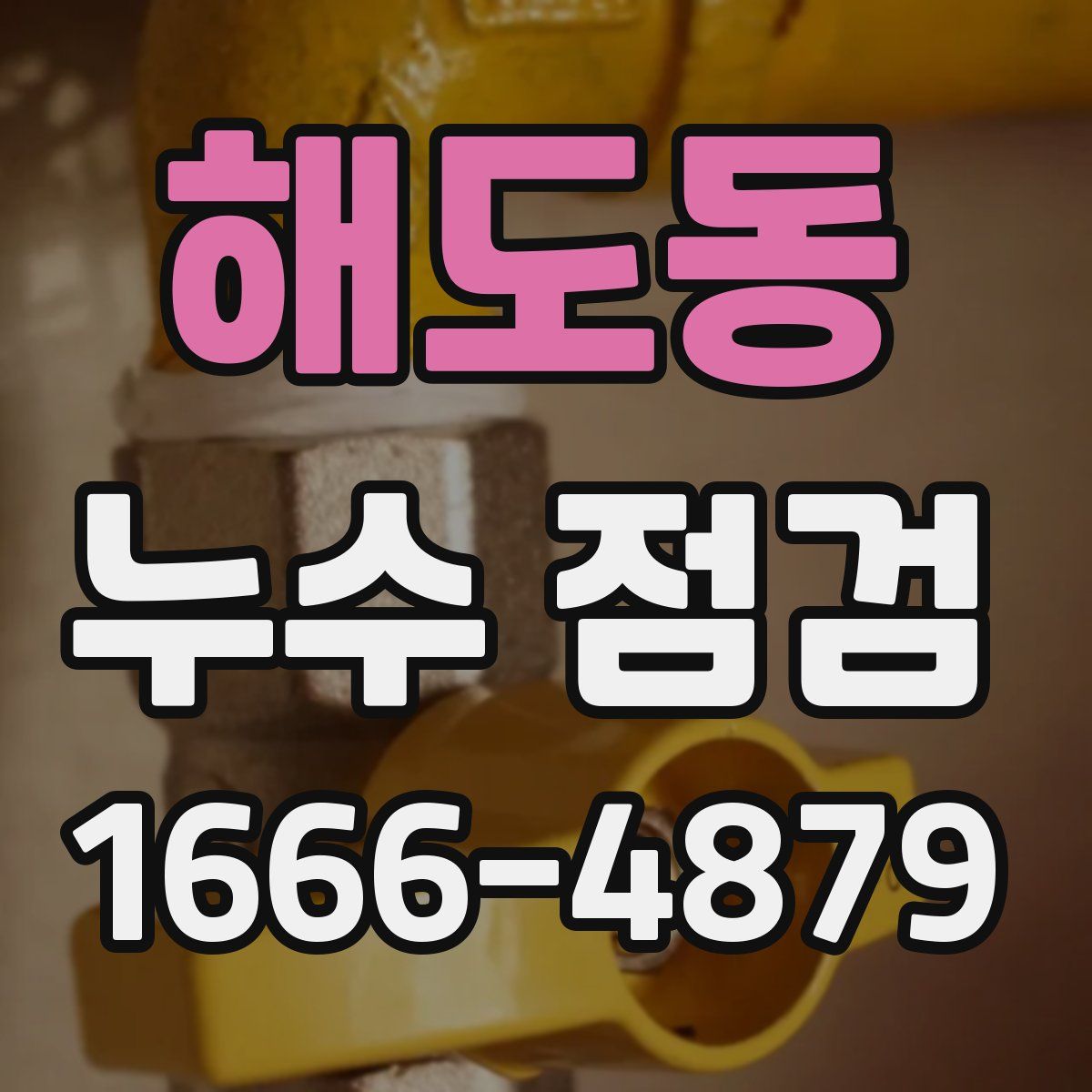 해도동 누수 점검