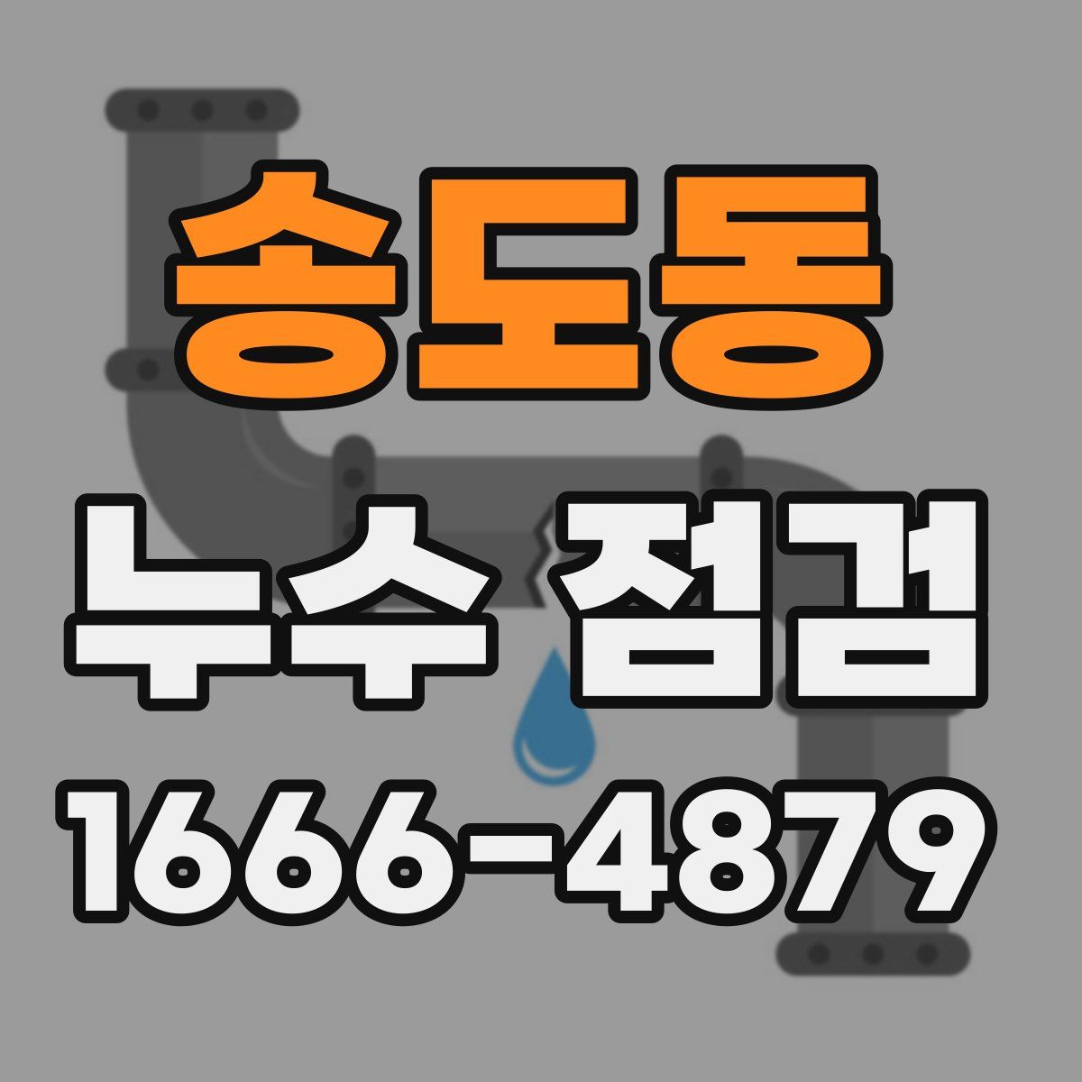 송도동 누수 점검