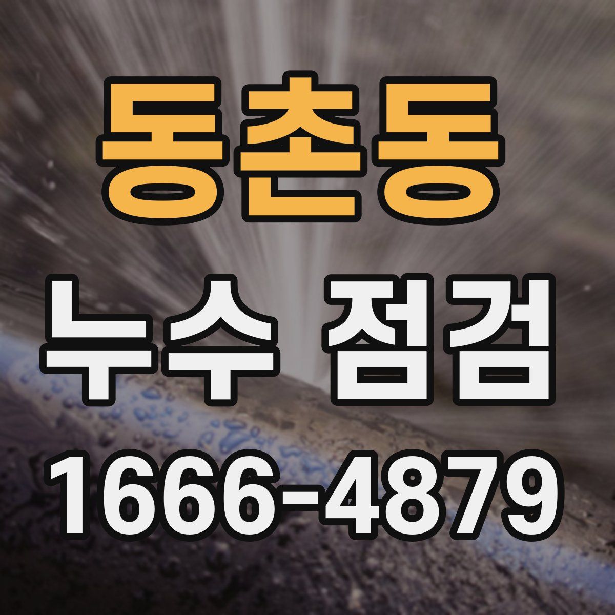 동촌동 누수 점검