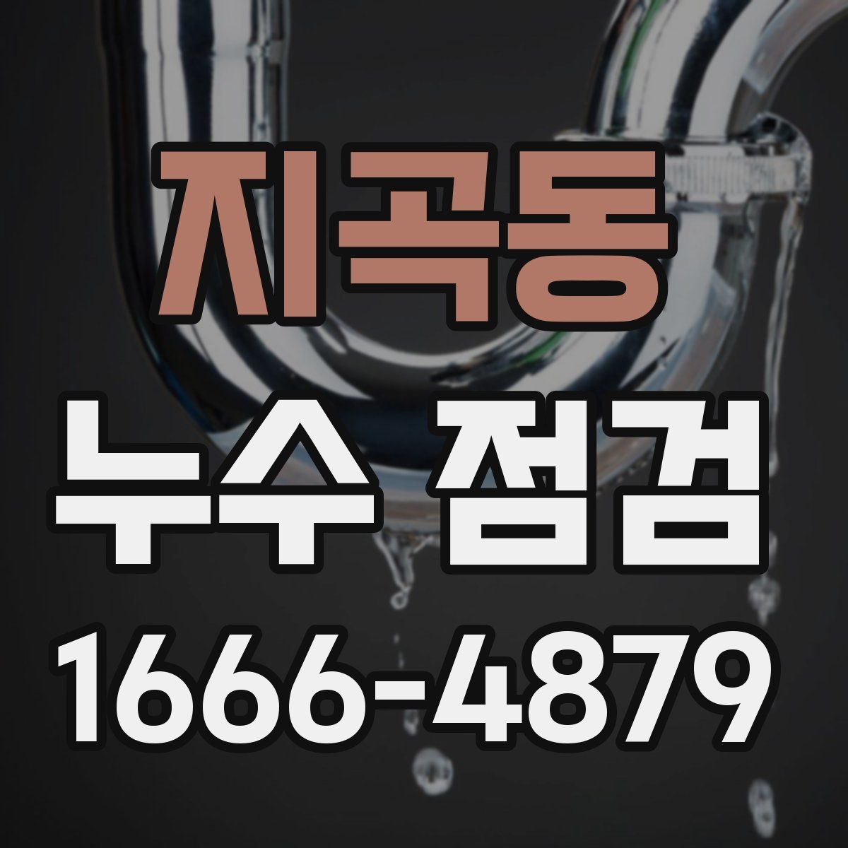 지곡동 누수 점검