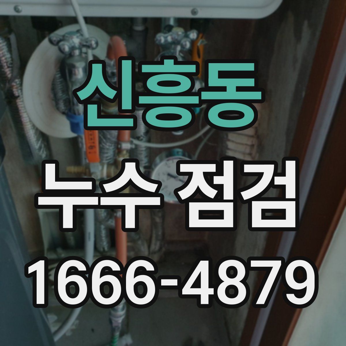 신흥동 누수 점검