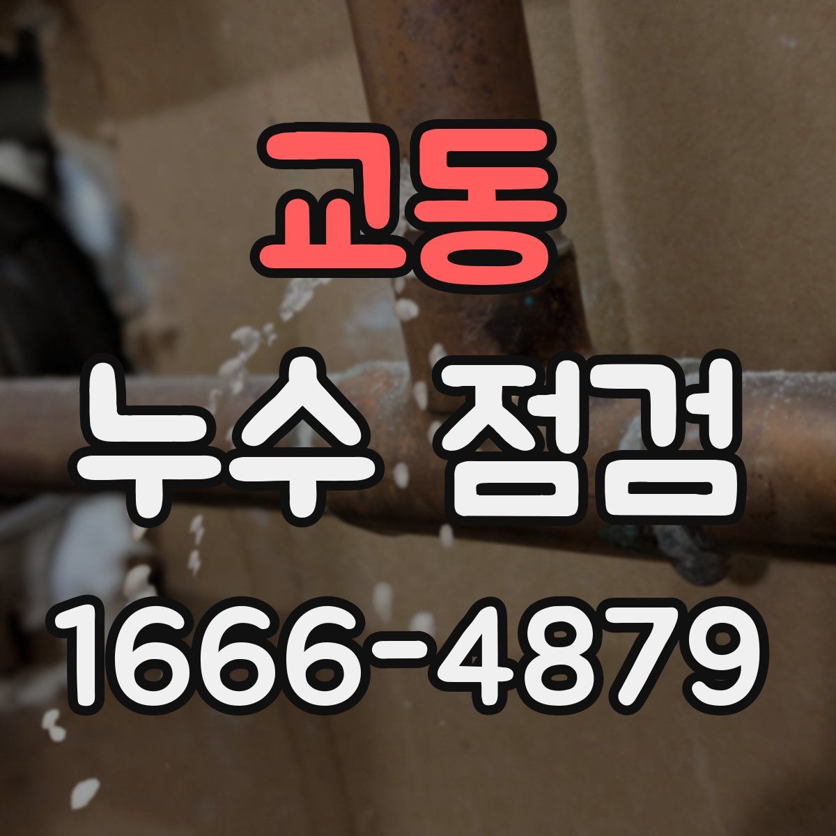 교동 누수 점검