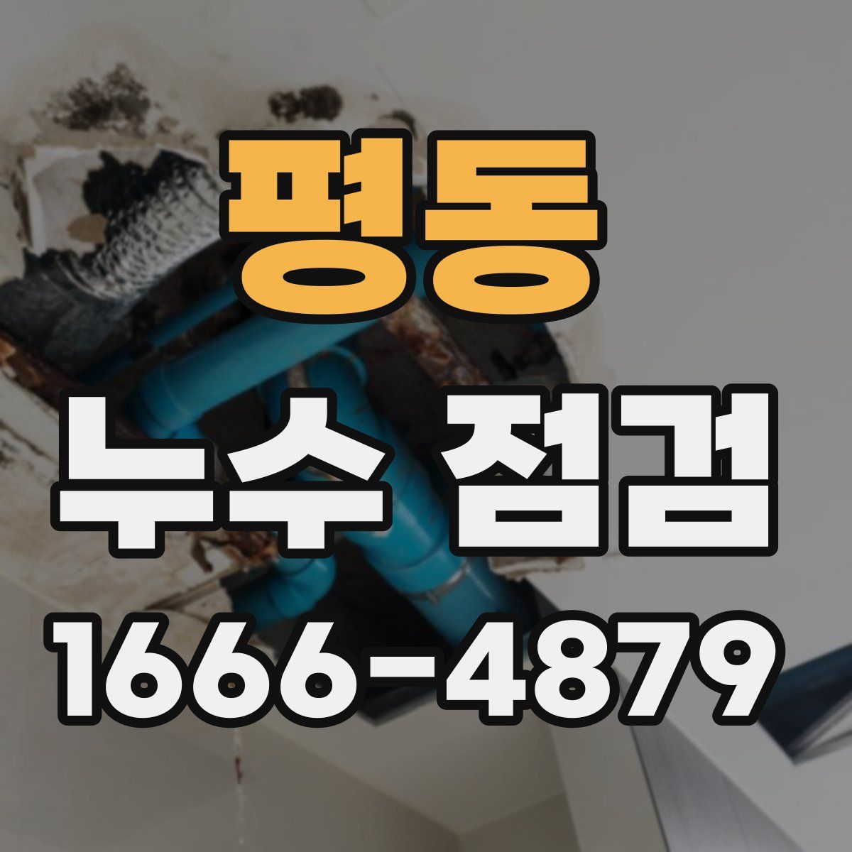 평동 누수 점검