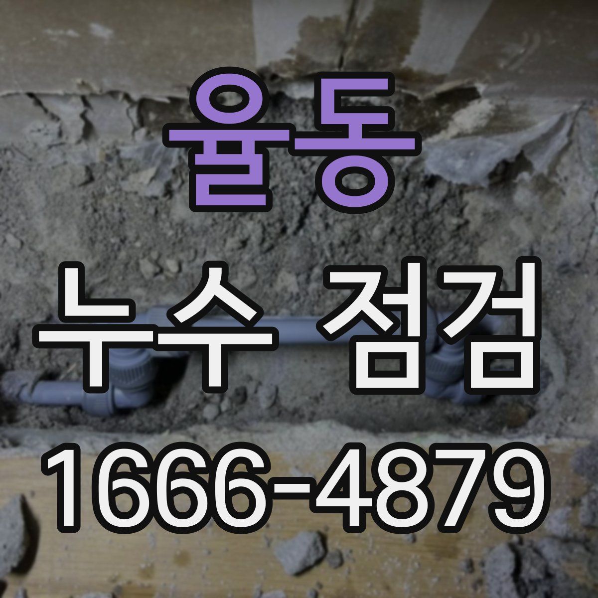 율동 누수 점검