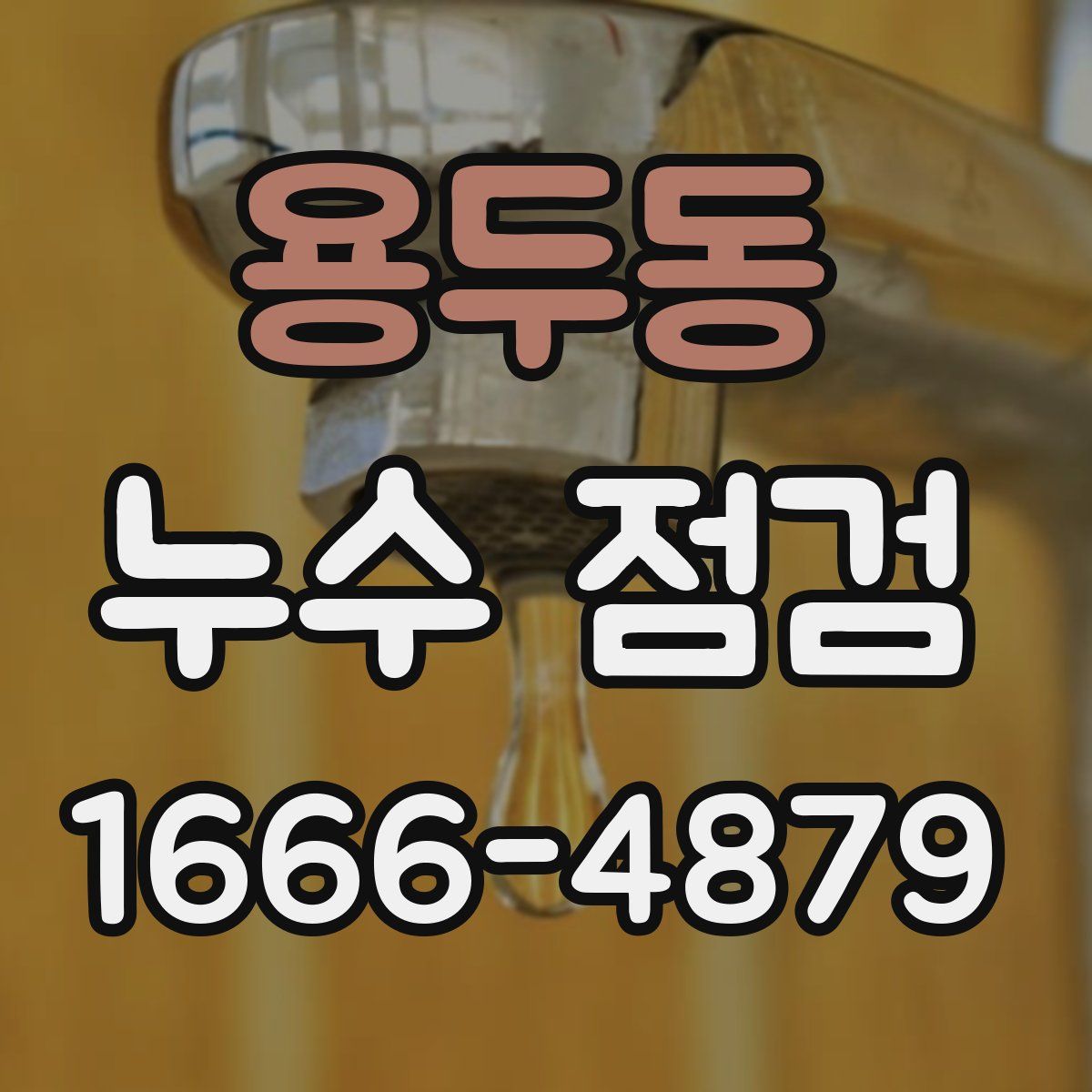 용두동 누수 점검