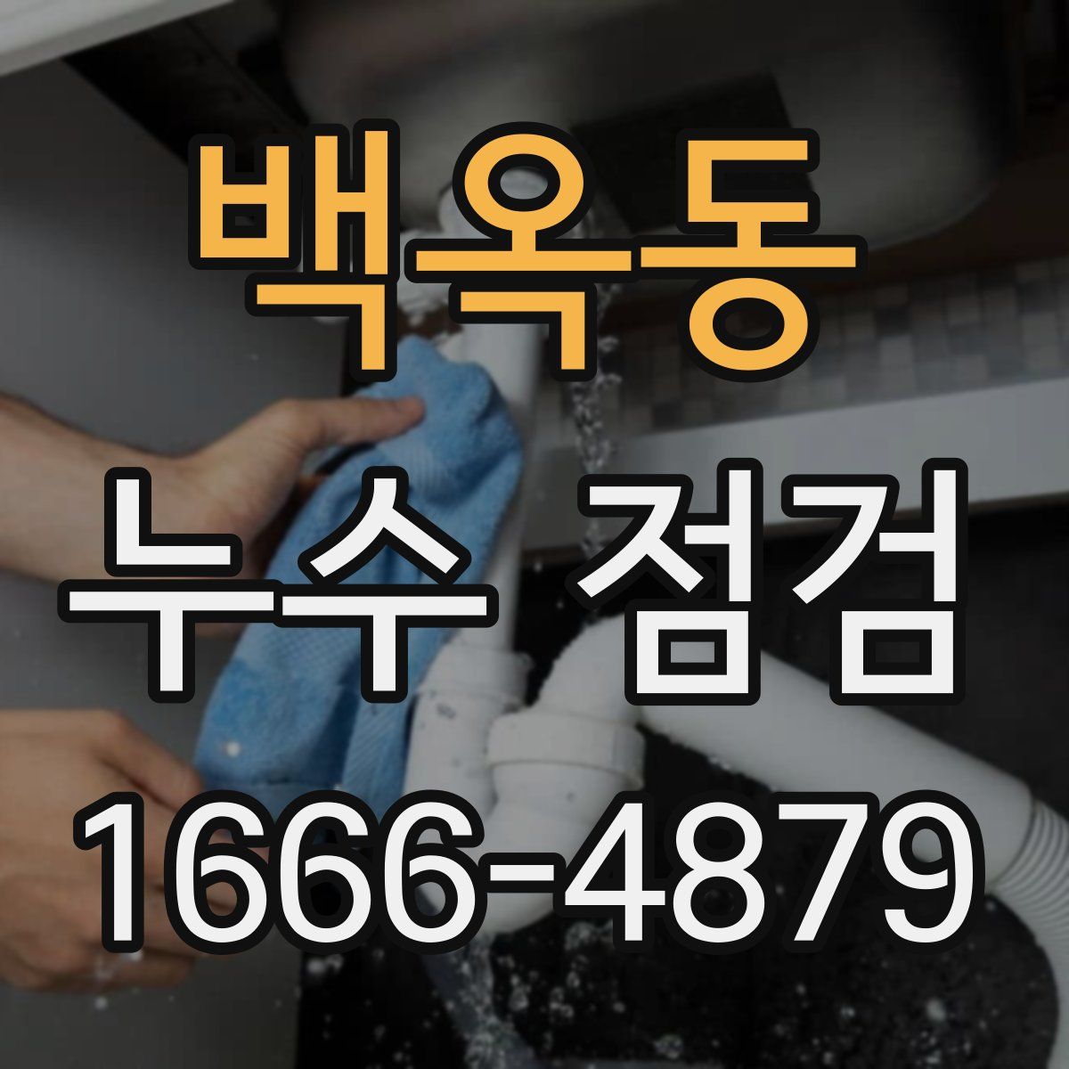 백옥동 누수 점검