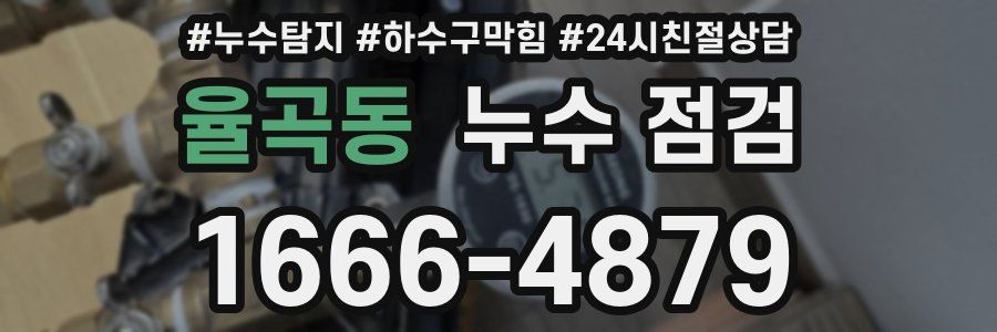 율곡동 누수 점검