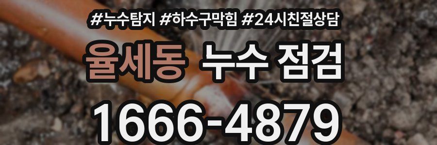 율세동 누수 점검