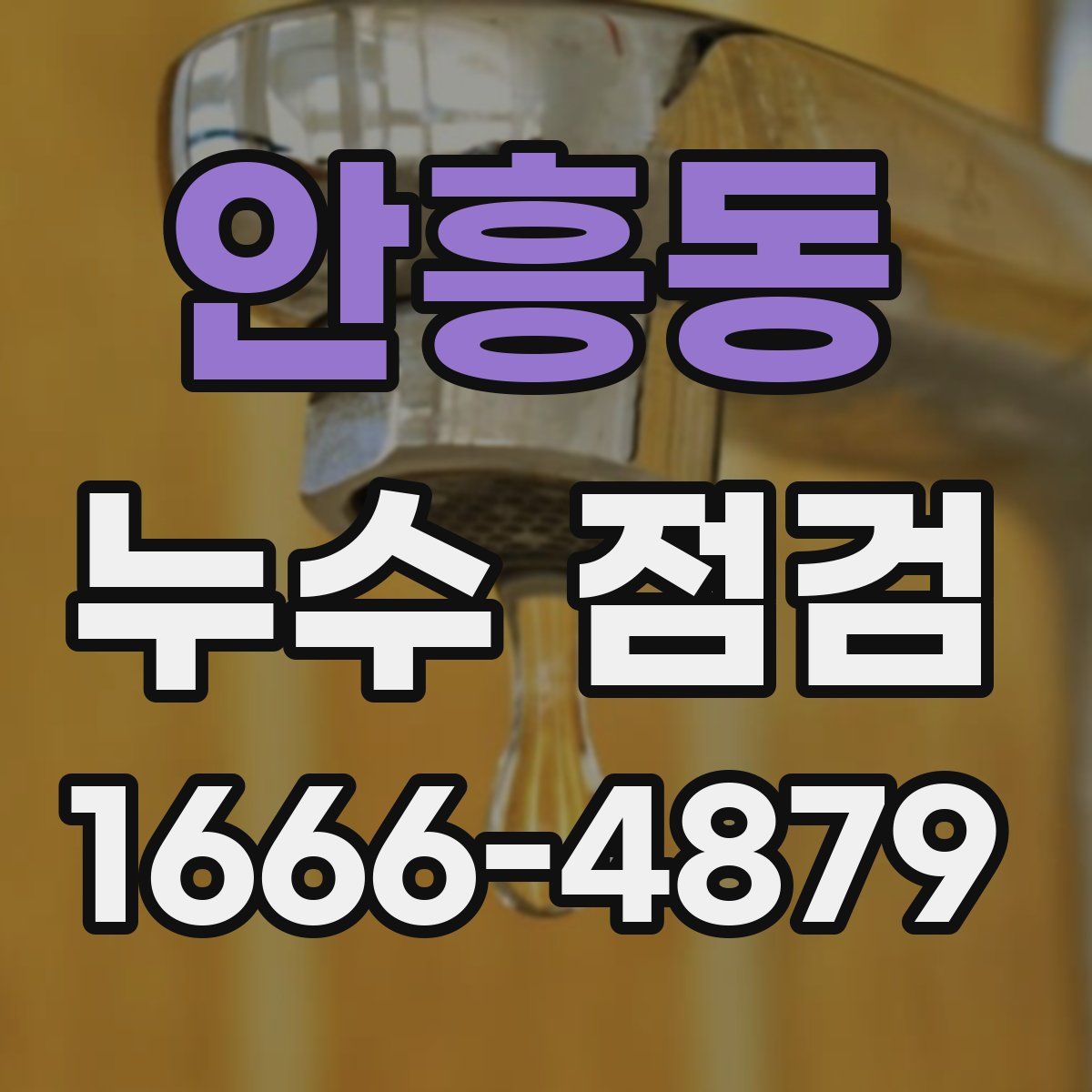 안흥동 누수 점검