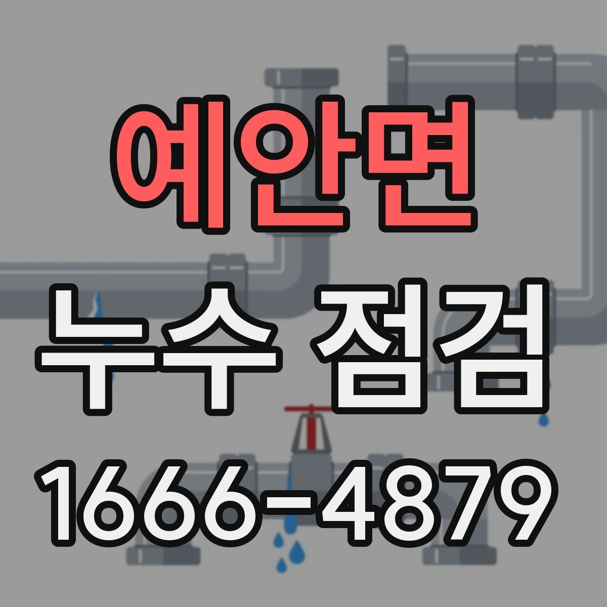 예안면 누수 점검